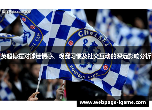 英超停摆对球迷情感、观赛习惯及社交互动的深远影响分析